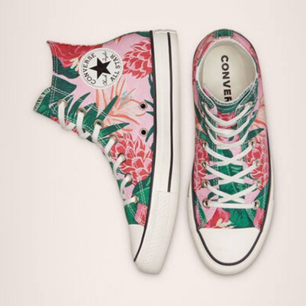 NIB Converse floral chucks 41 7.5M 9.5W 171077F